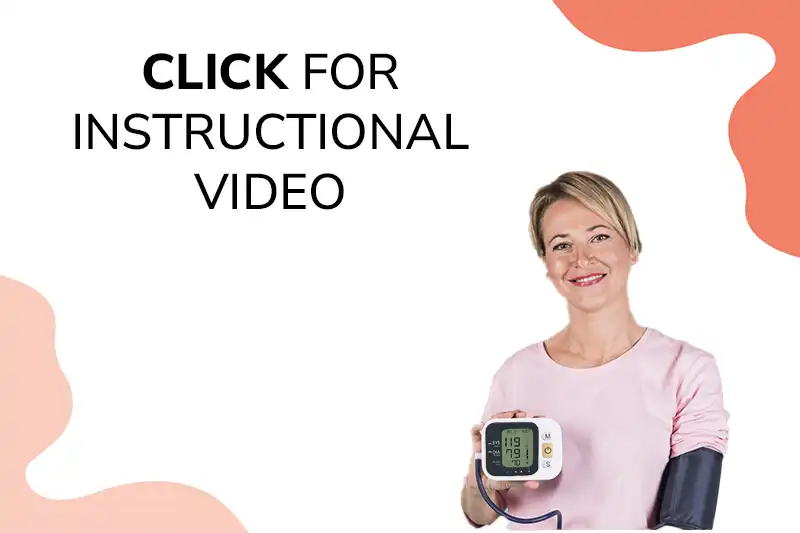 Woman measuring blood pressure as part of medical weight loss evaluation