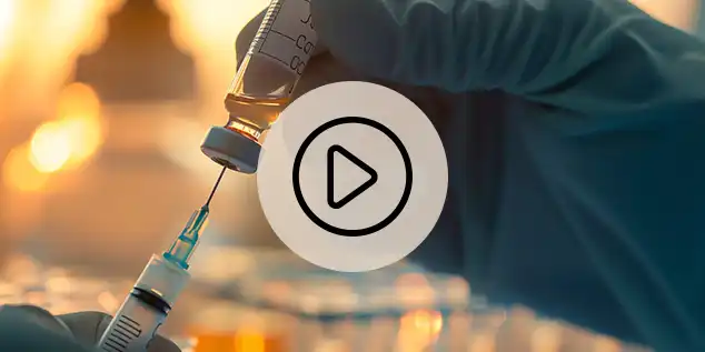 Video thumbnail showing step by step instructions for weight loss injections