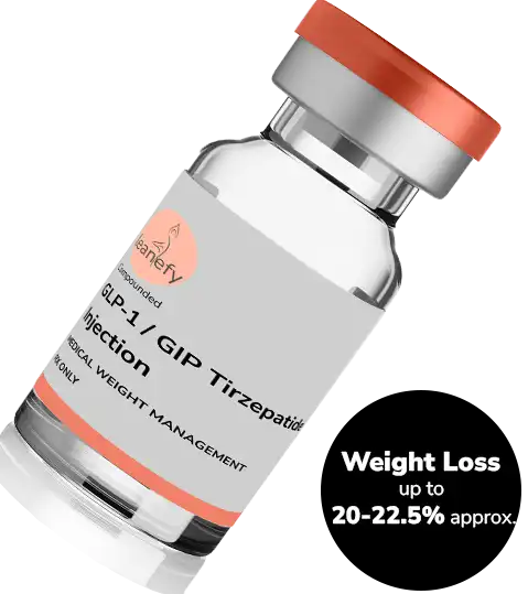 Tirzepatide medication used for medical weight loss treatment