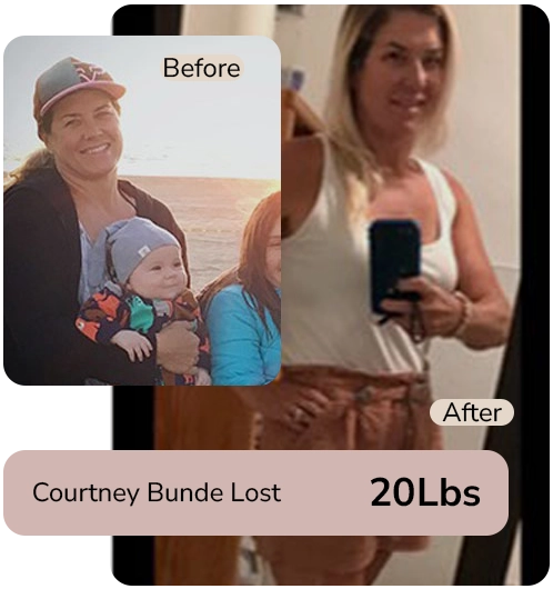 Fitness and weight loss progress example image